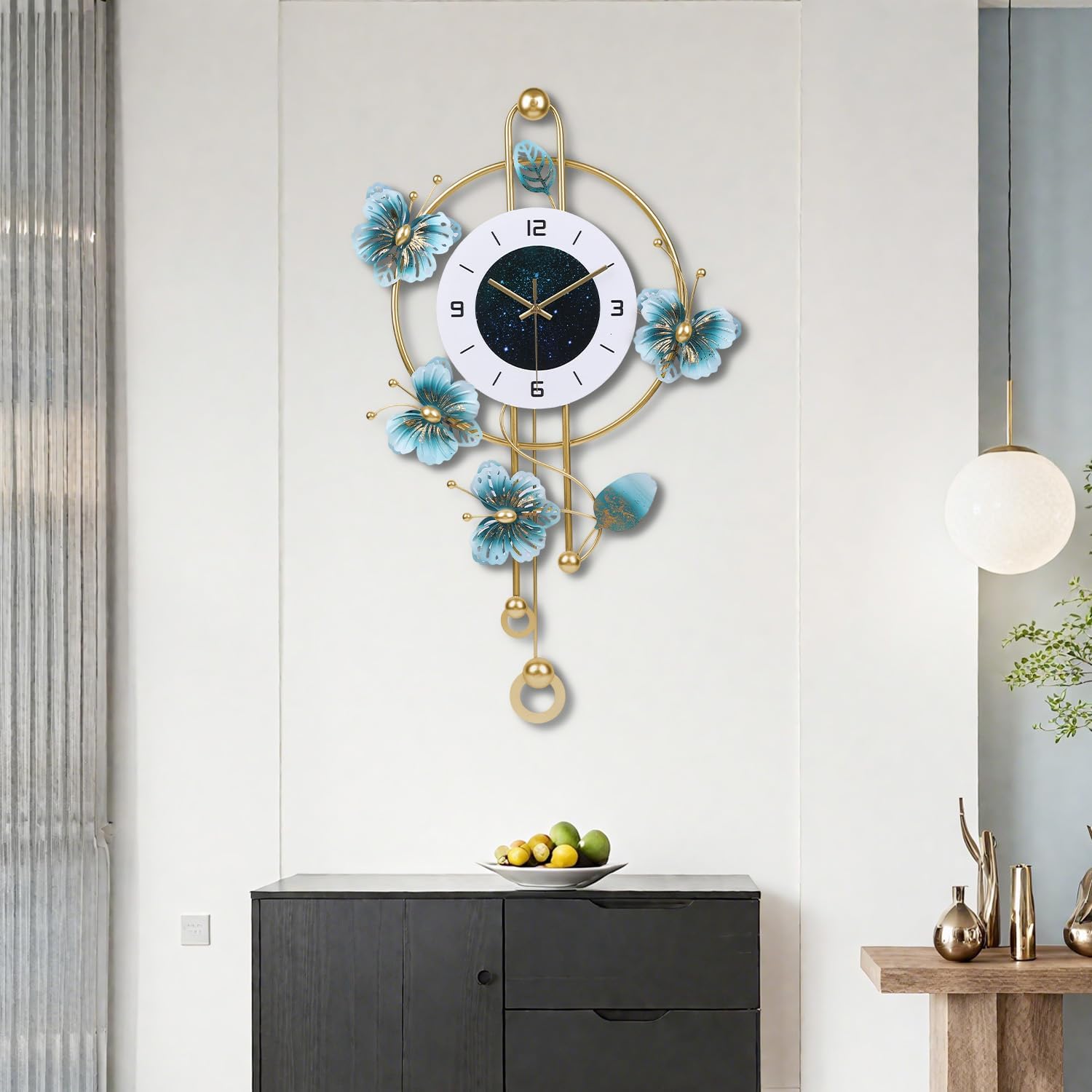 Oversized Modern Metal Wall Clock