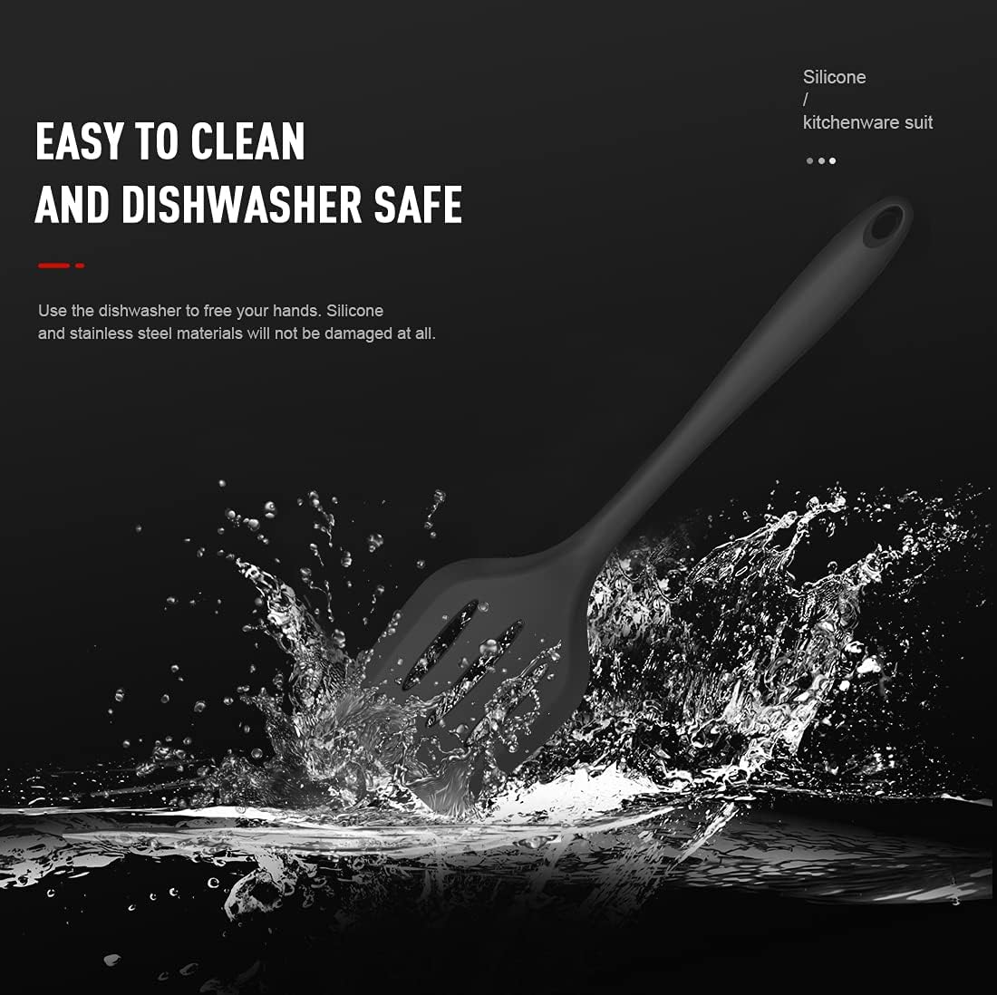 Heat Resistant Silicone Kitchen Utensils Set